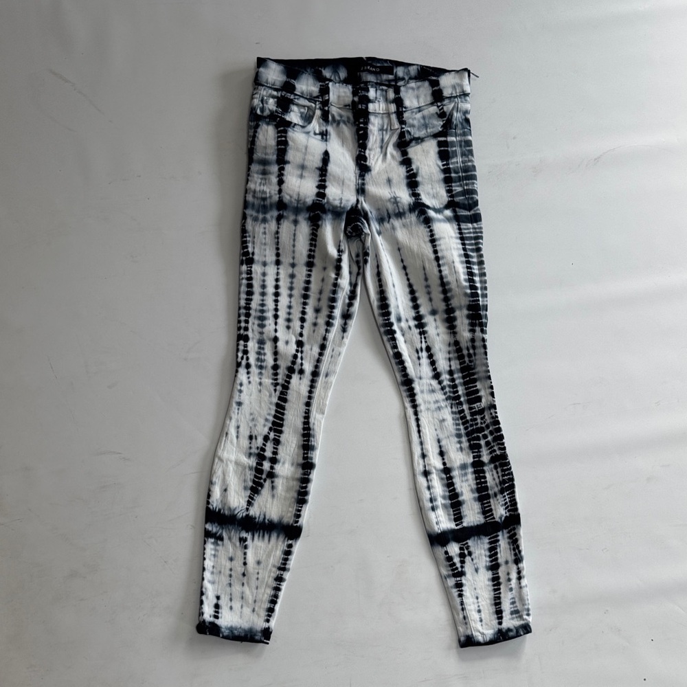J Brand Monochrome Tie-Dye Jeans